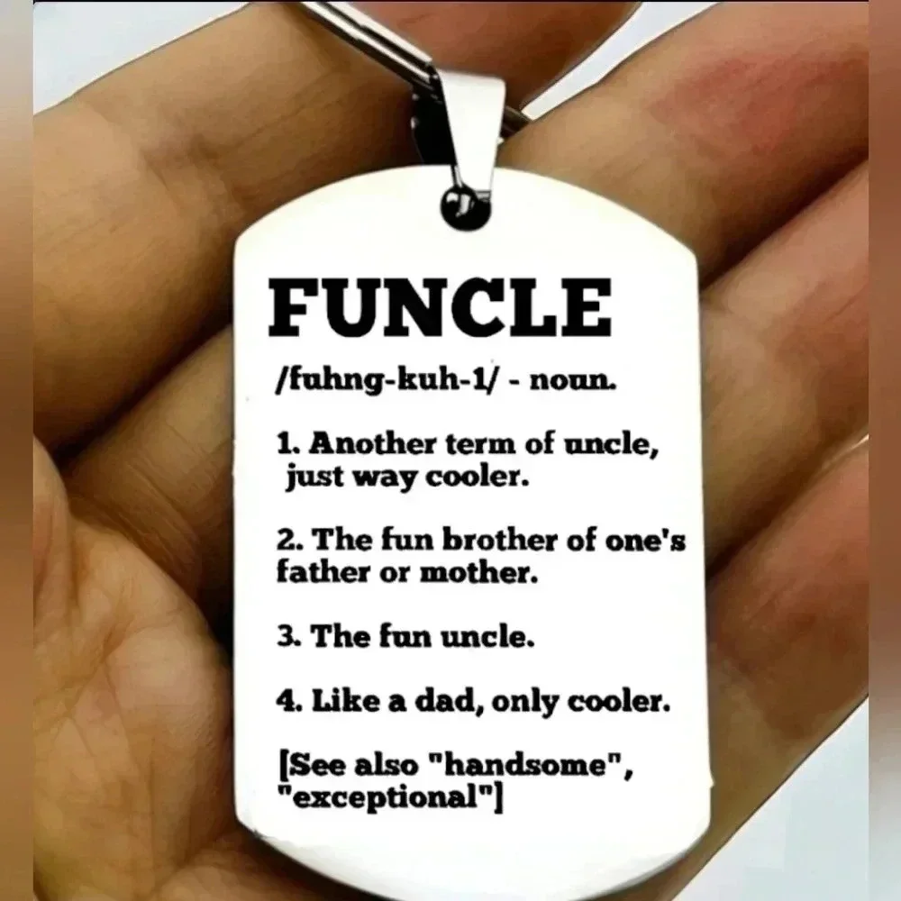 Uncle Is Funcle Keychain - Picture 1 of 1